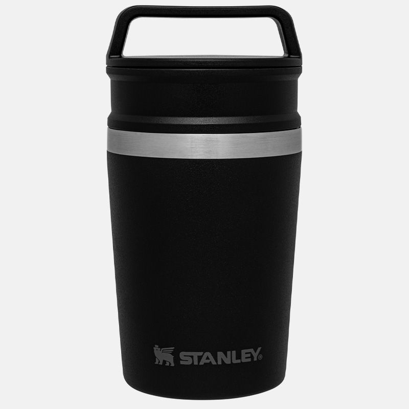 ADVENTURE SHORTSTACK TRAVEL MUG | 0.23L in Black 